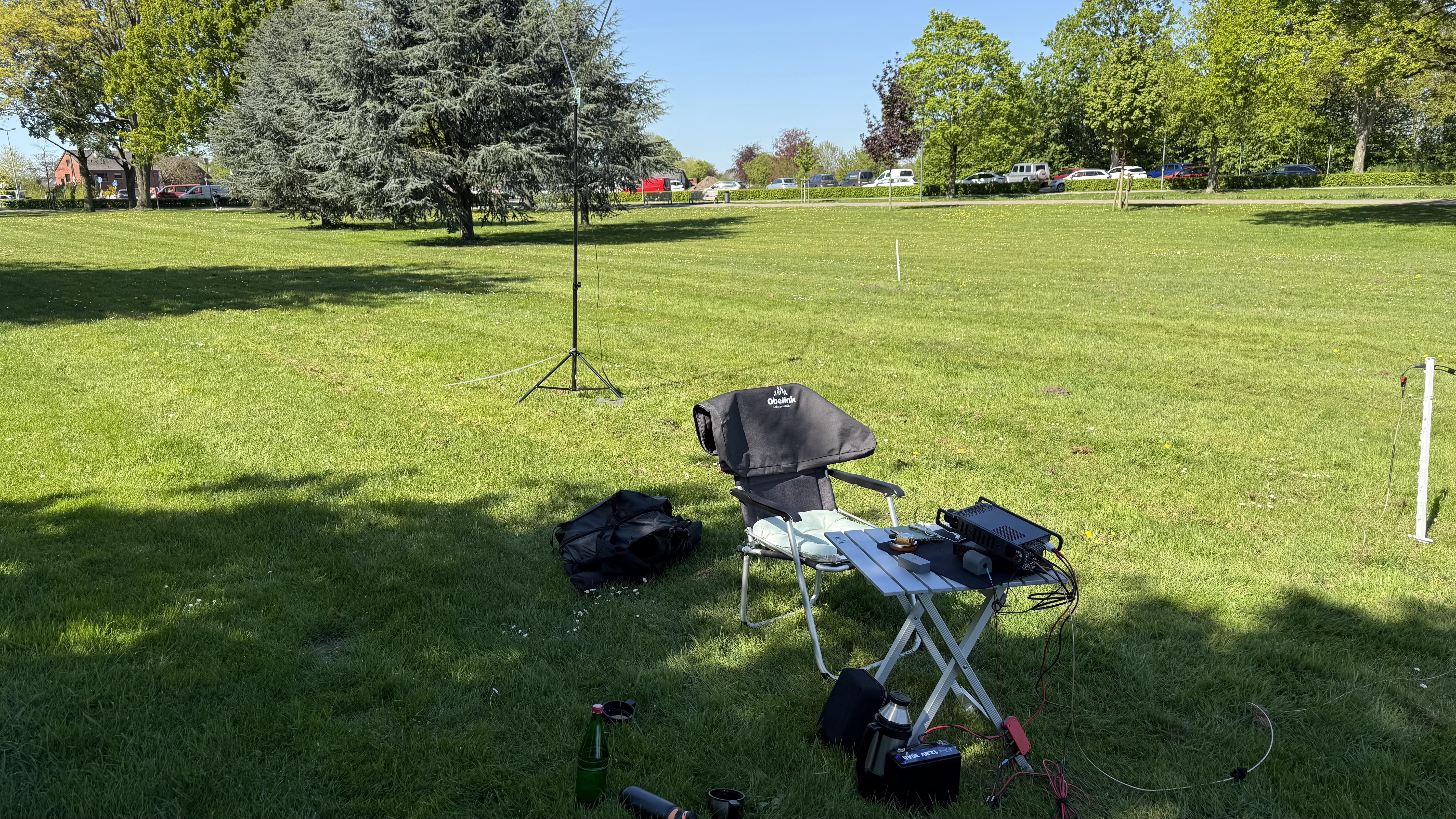 Bild 3 – Antennentest im Kurpark Xanten