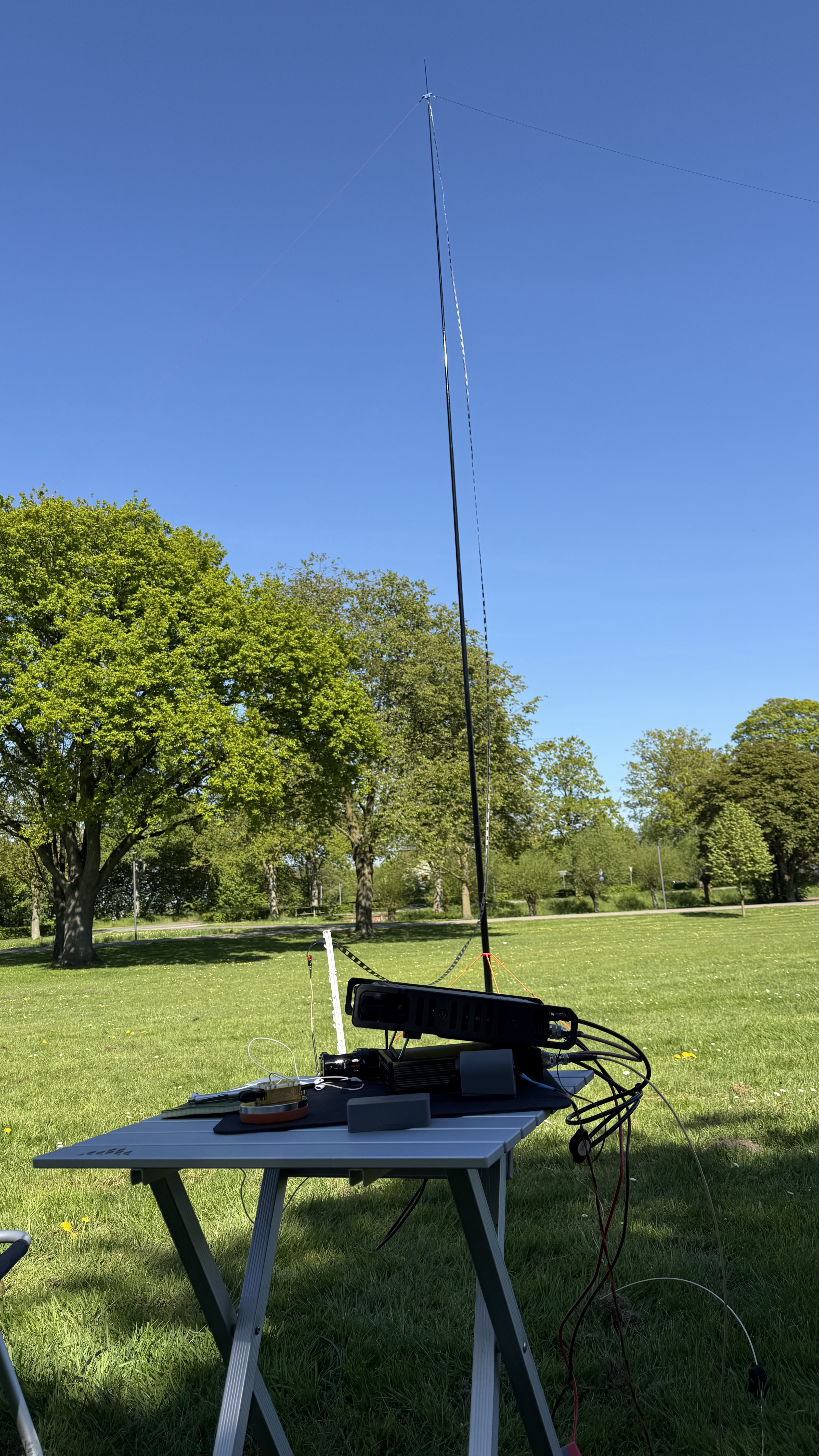 Bild 9 – Antennentest im Kurpark Xanten