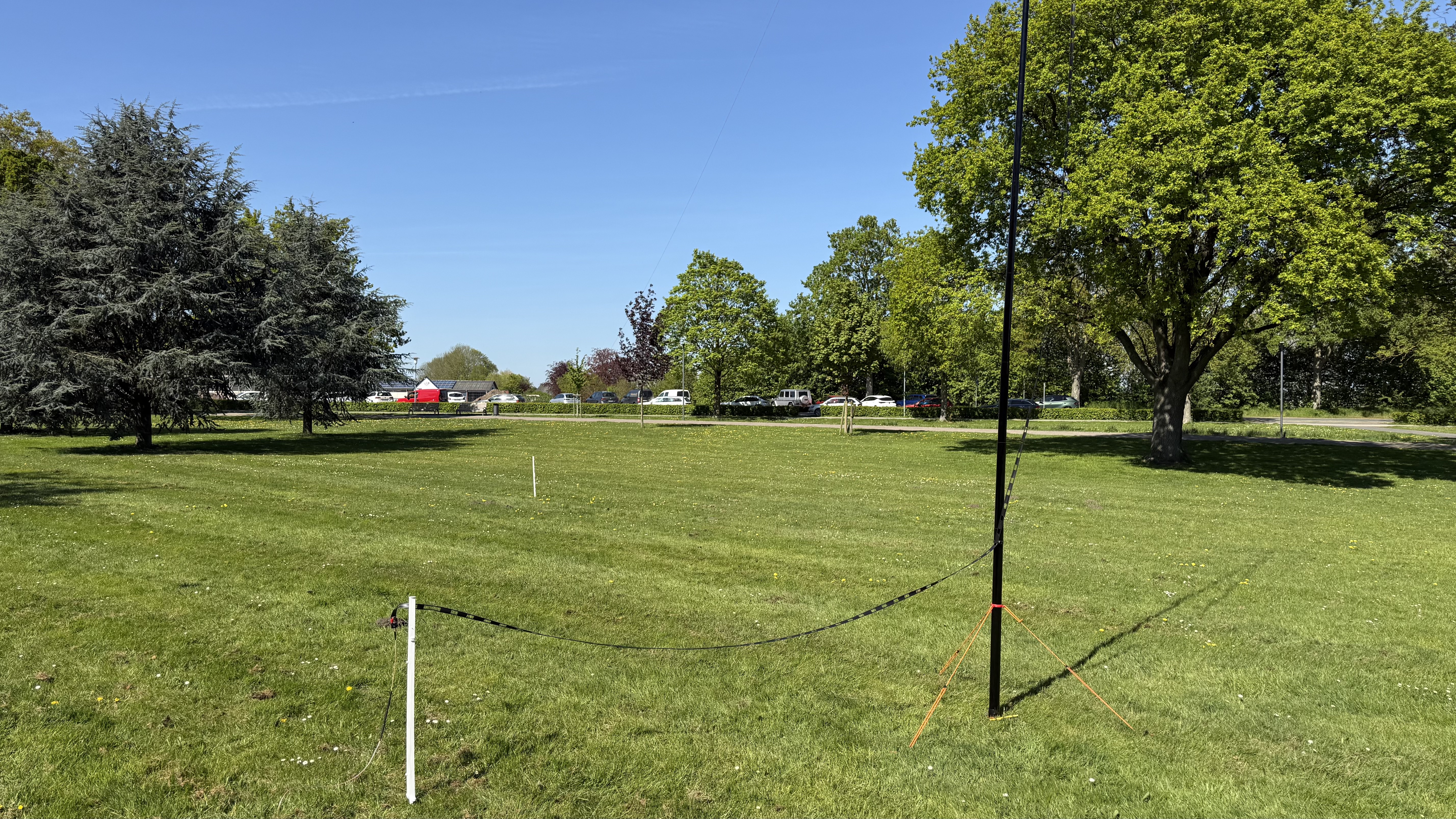 Bild 10 – Antennentest im Kurpark Xanten