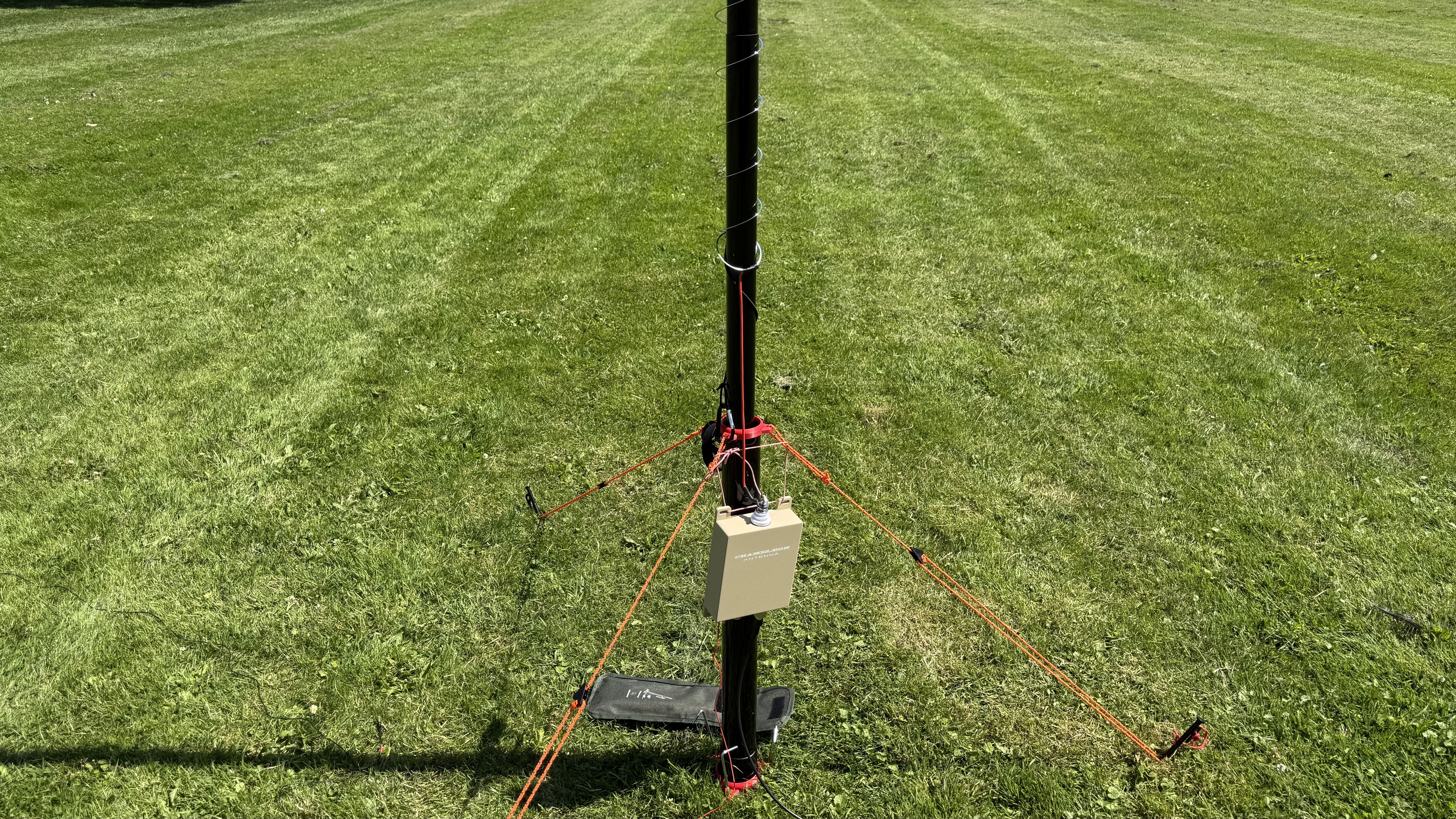 Bild 3 – Slinky Antenne  - Fieldtest in DE-1028