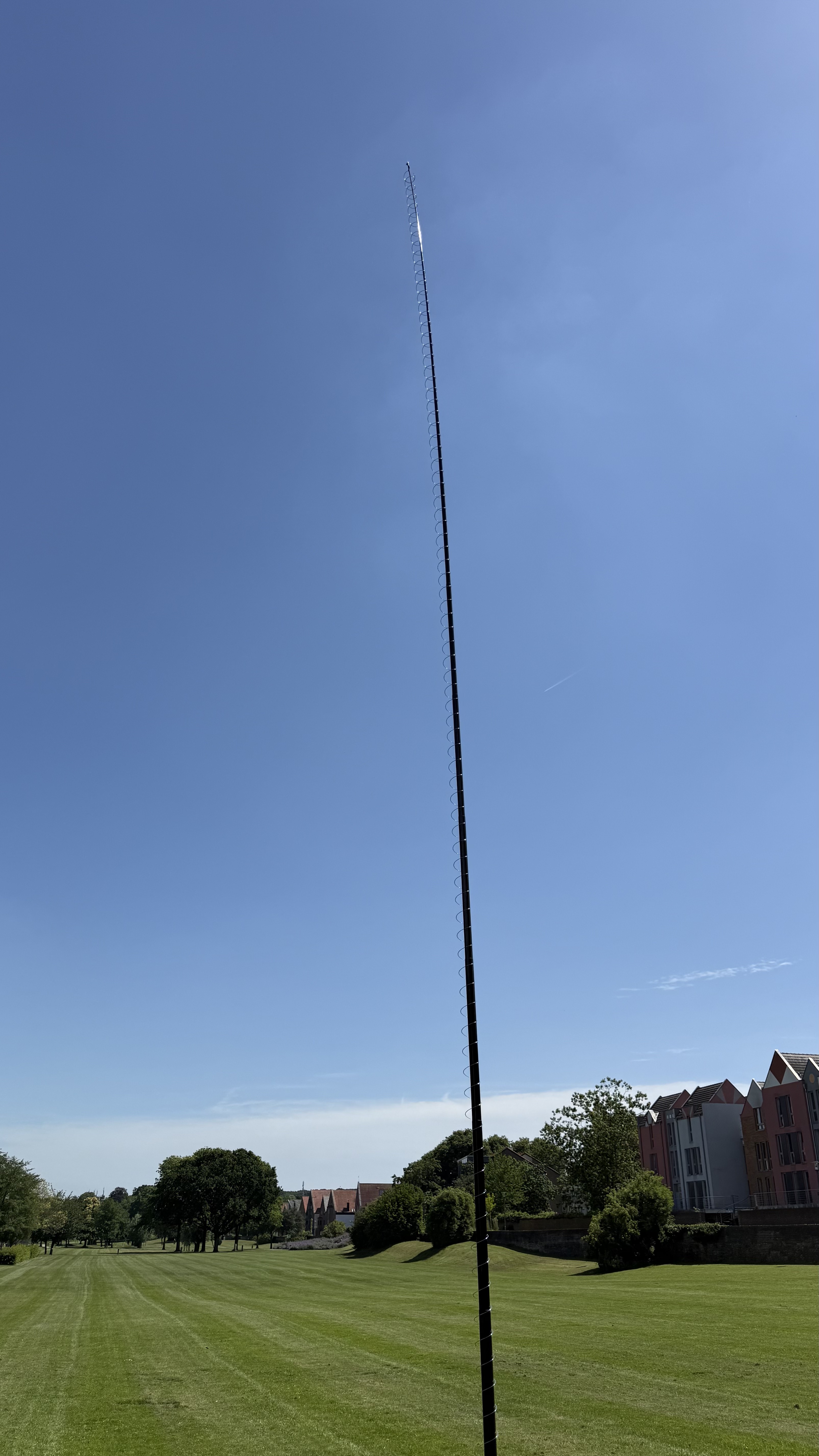 Bild 6 – Slinky Antenne  - Fieldtest in DE-1028
