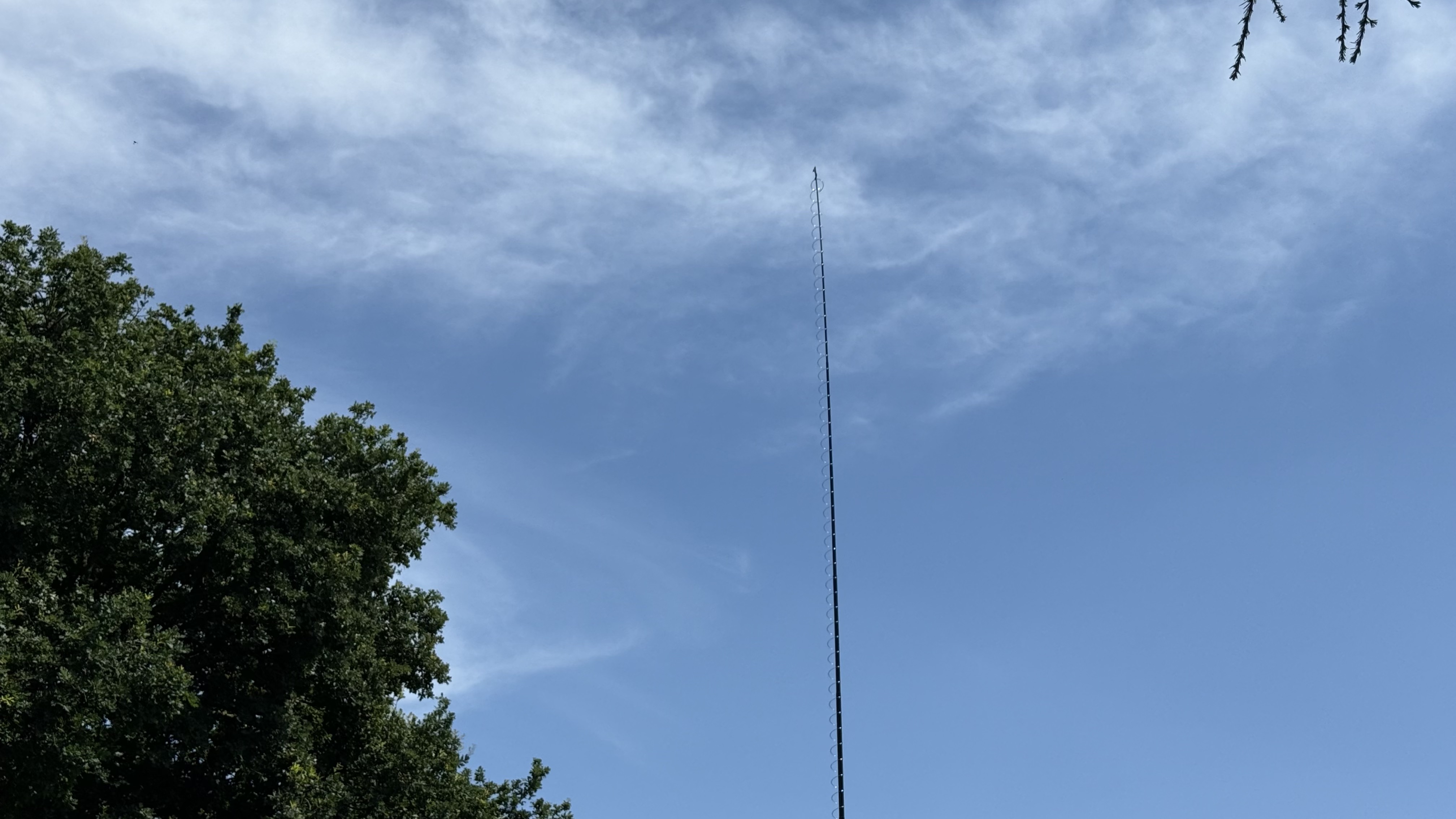 Bild 7 – Slinky Antenne  - Fieldtest in DE-1028