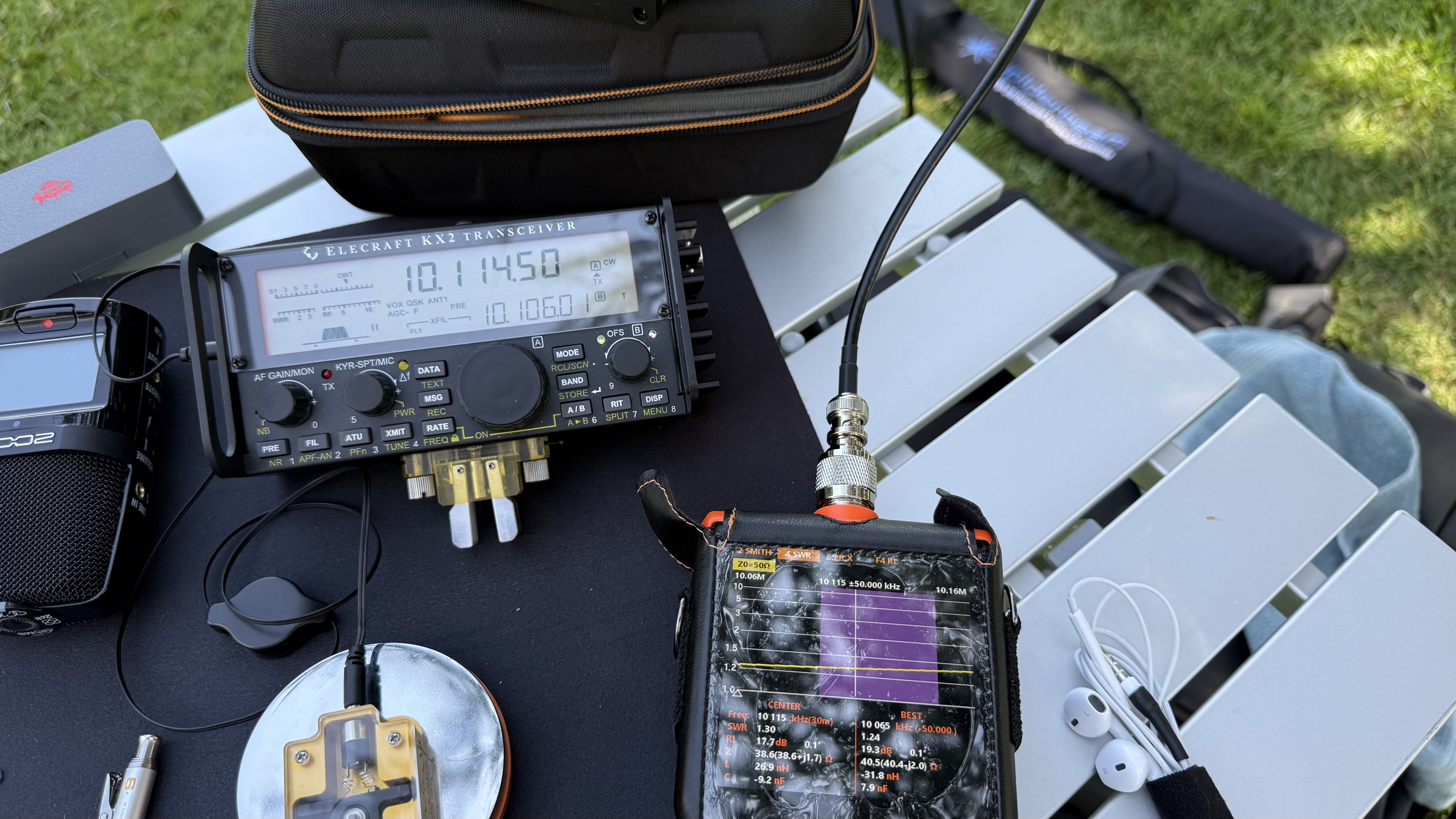 Bild 9 – Slinky Antenne  - Fieldtest in DE-1028