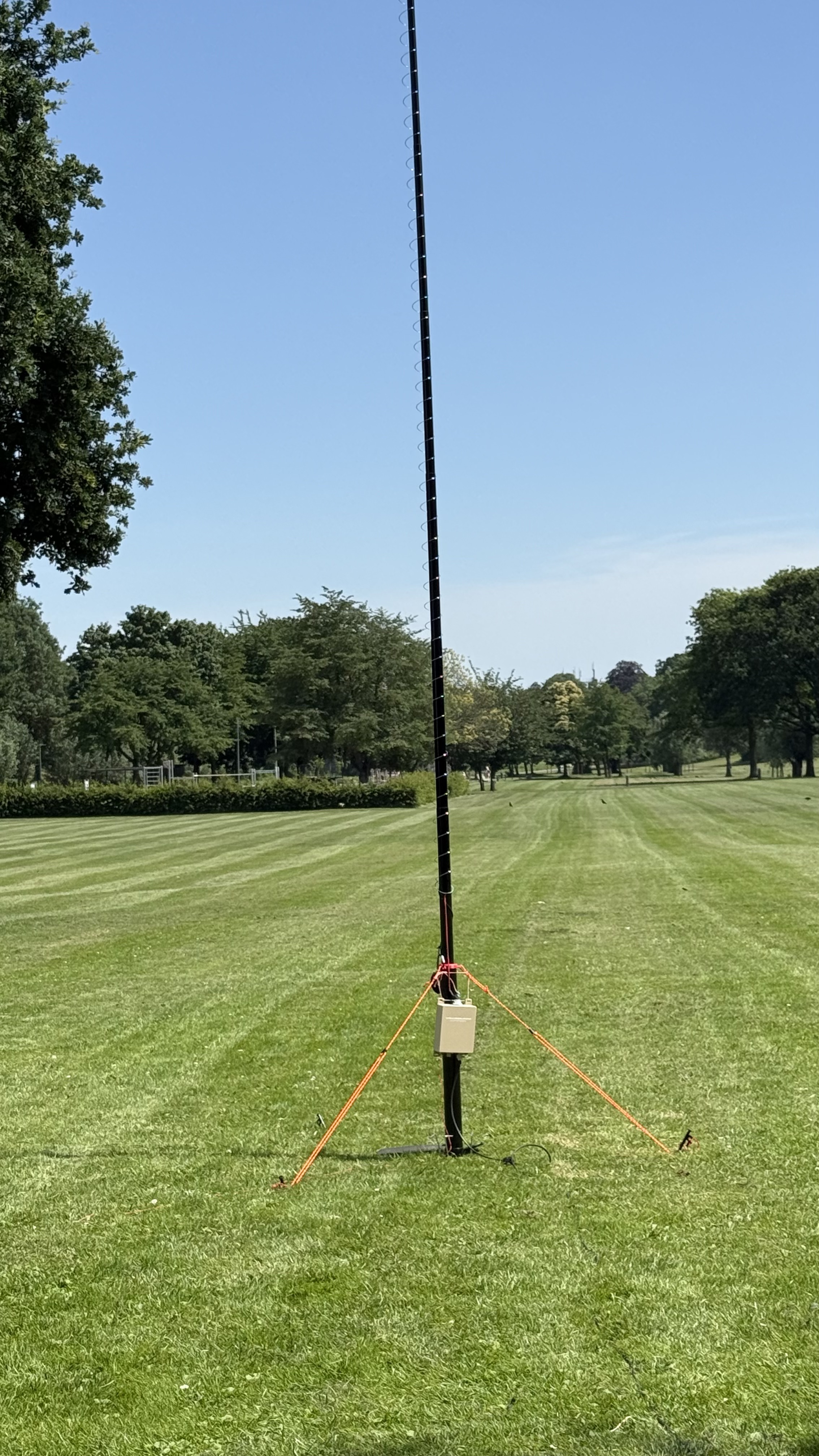 Bild 12 – Slinky Antenne  - Fieldtest in DE-1028