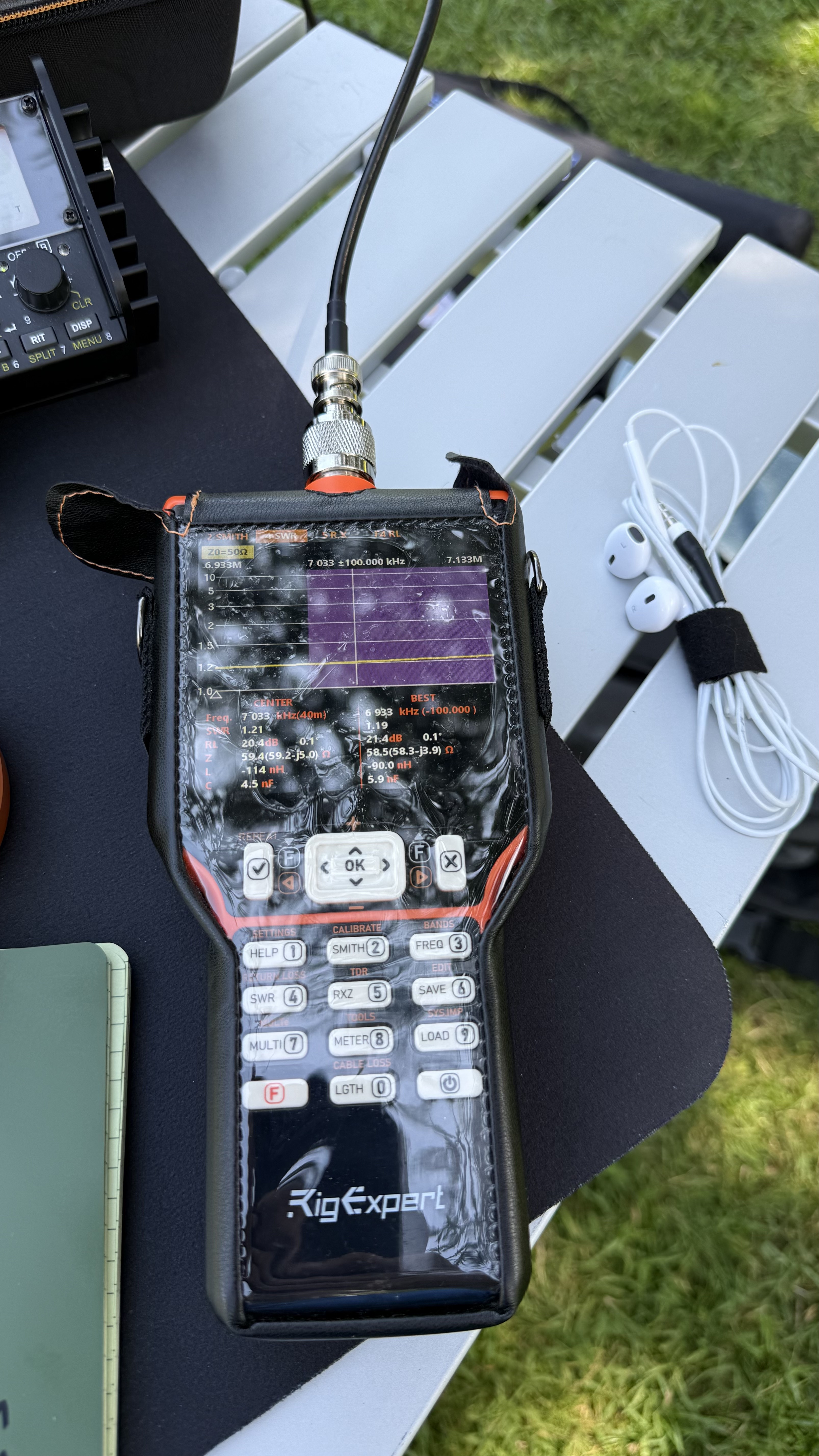 Bild 10 – Slinky Antenne  - Fieldtest in DE-1028