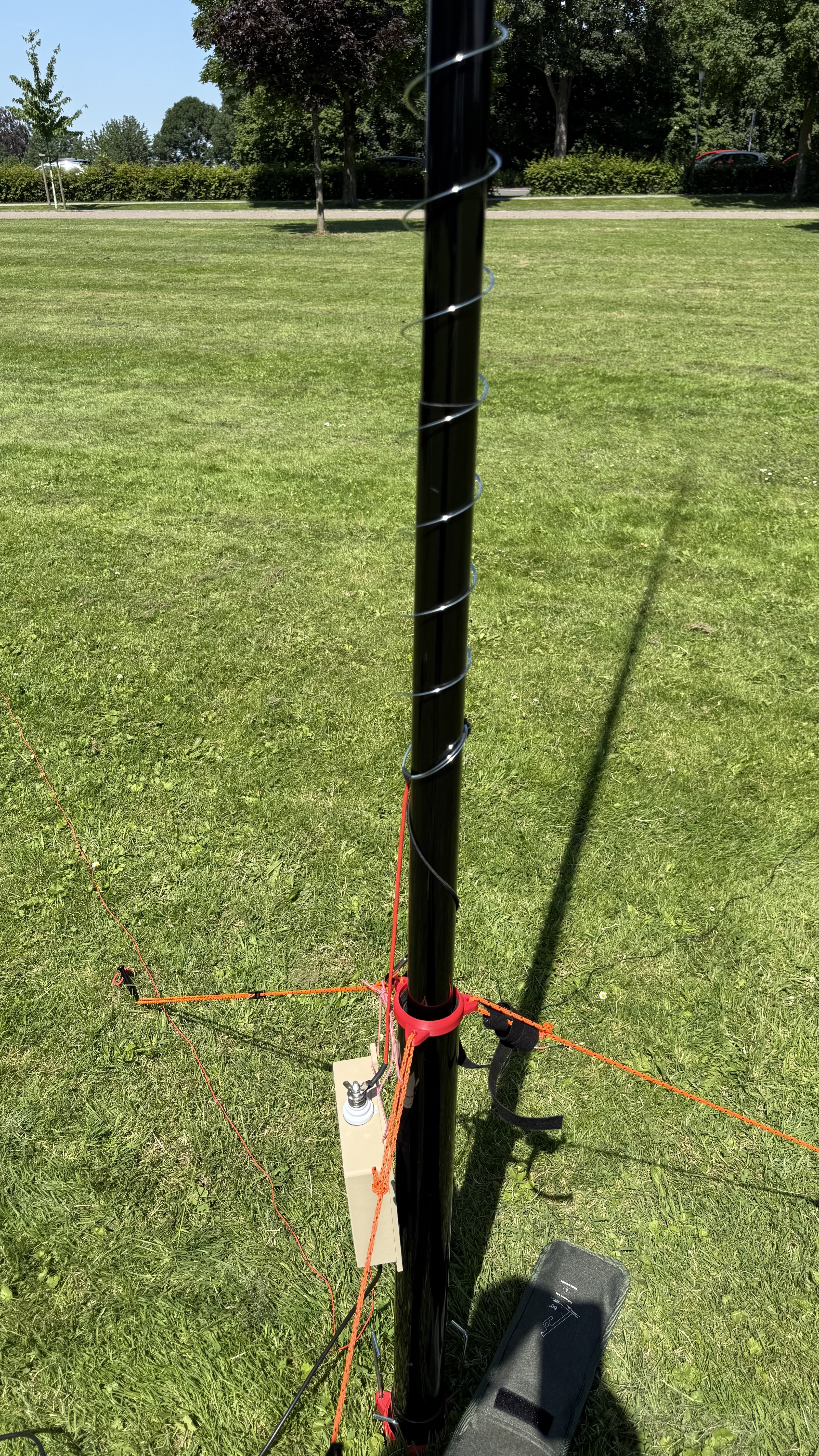 Bild 13 – Slinky Antenne  - Fieldtest in DE-1028