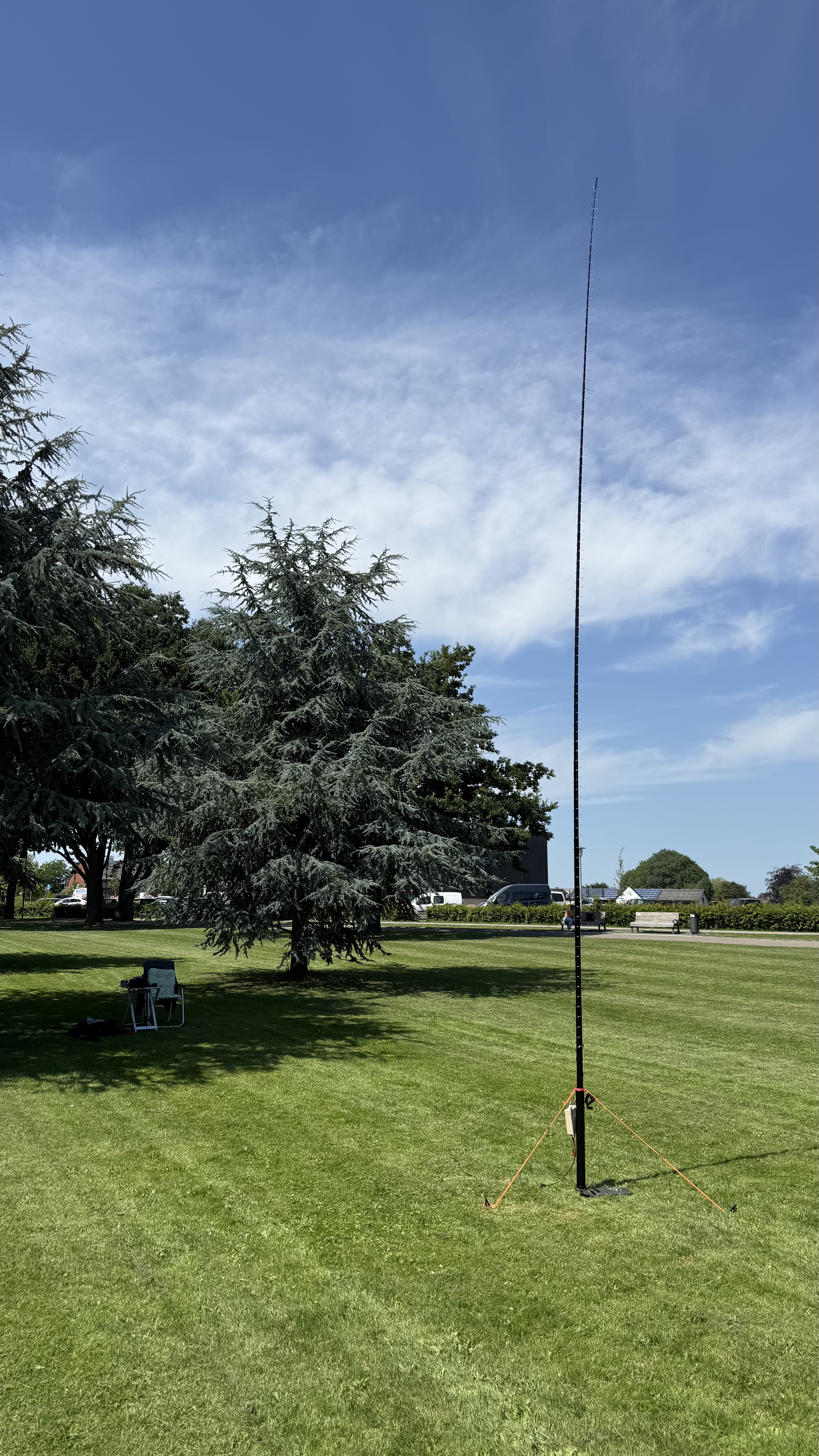 Bild 14 – Slinky Antenne  - Fieldtest in DE-1028