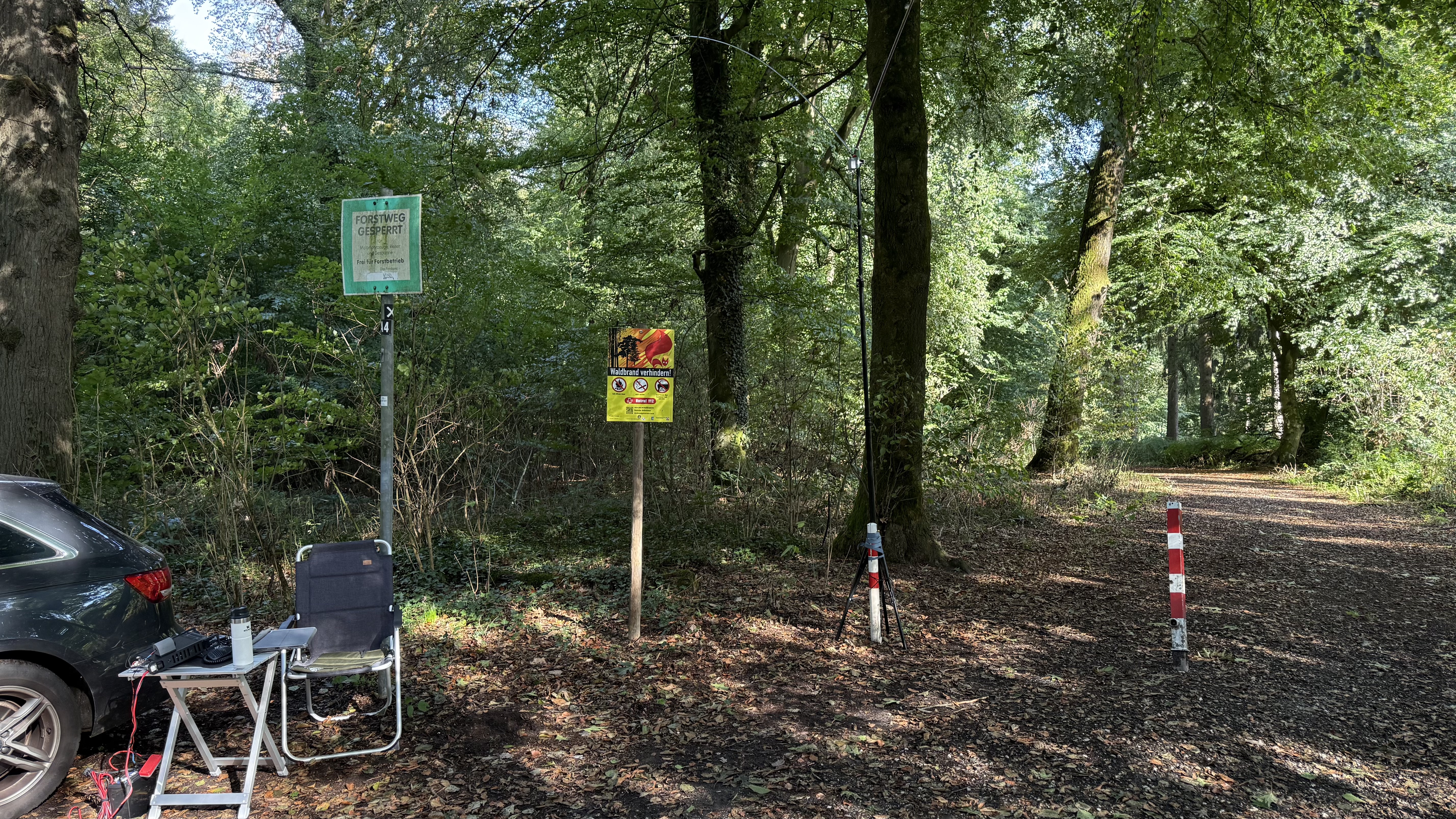 Bild 2 – Matschwetter und ein spontaner Abstecher in den Tüschenwald